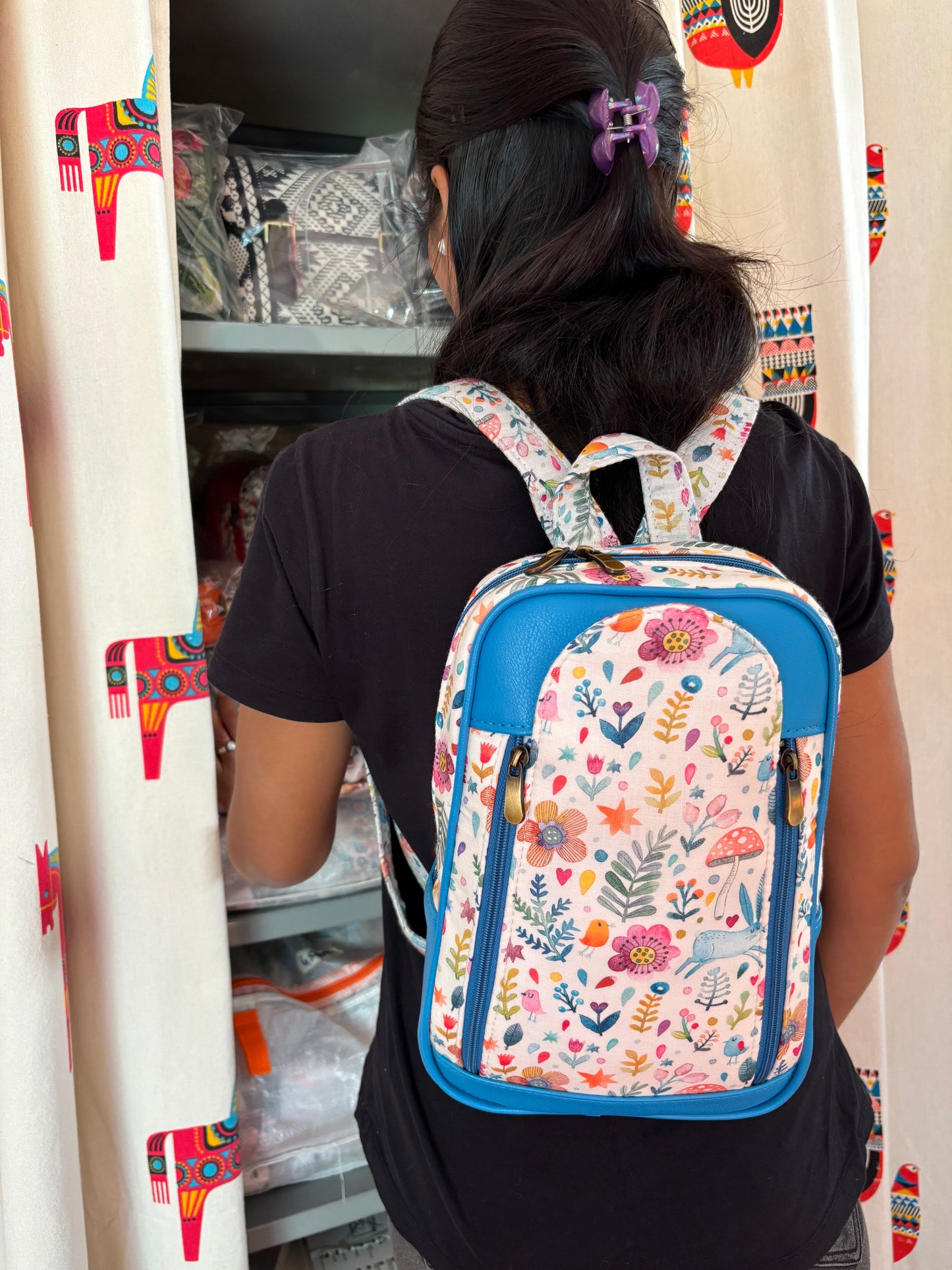 Forest Friends Handcrafted Backpack