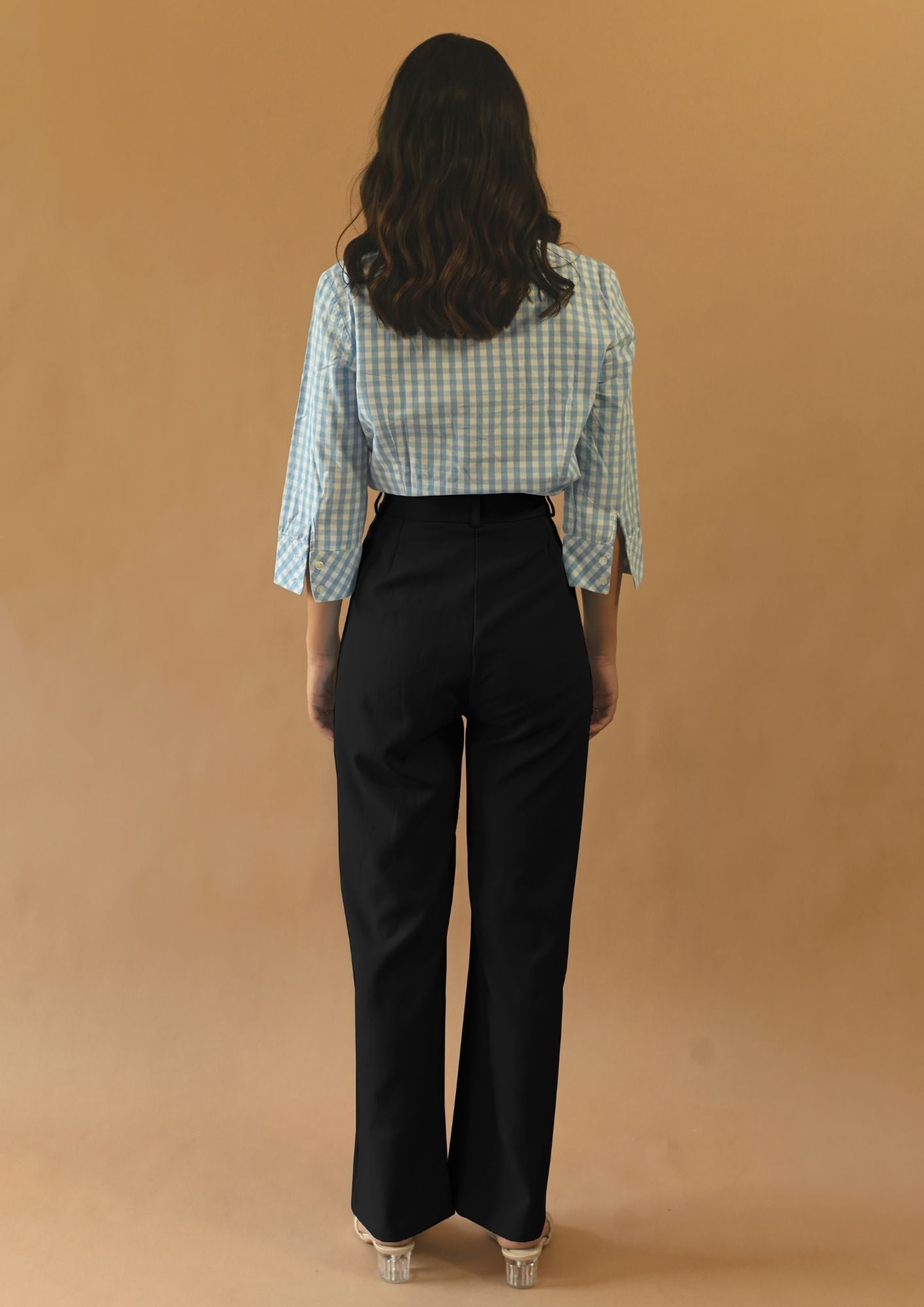 High Waist Parallel Trousers