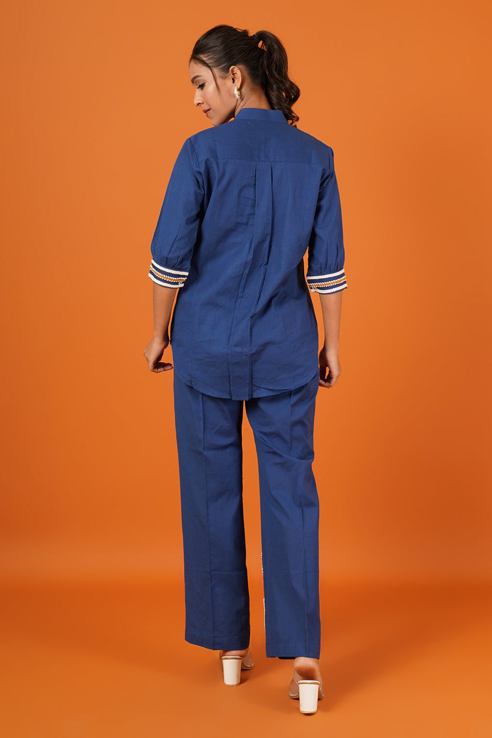 Blue Tulip Dori Embroidered Coord Set