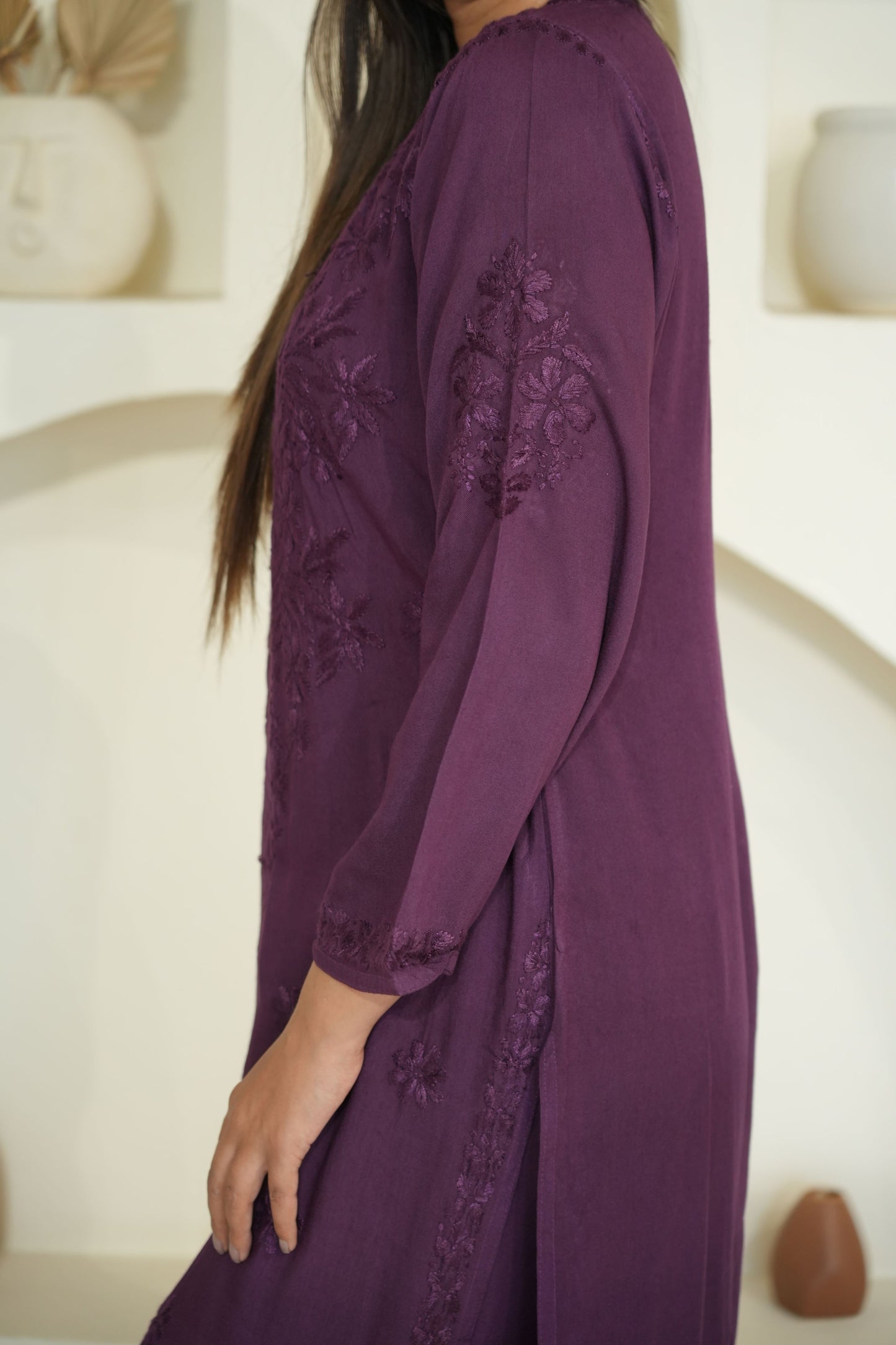 Gulbahar Chikanakri Kurti & Palazzo Set