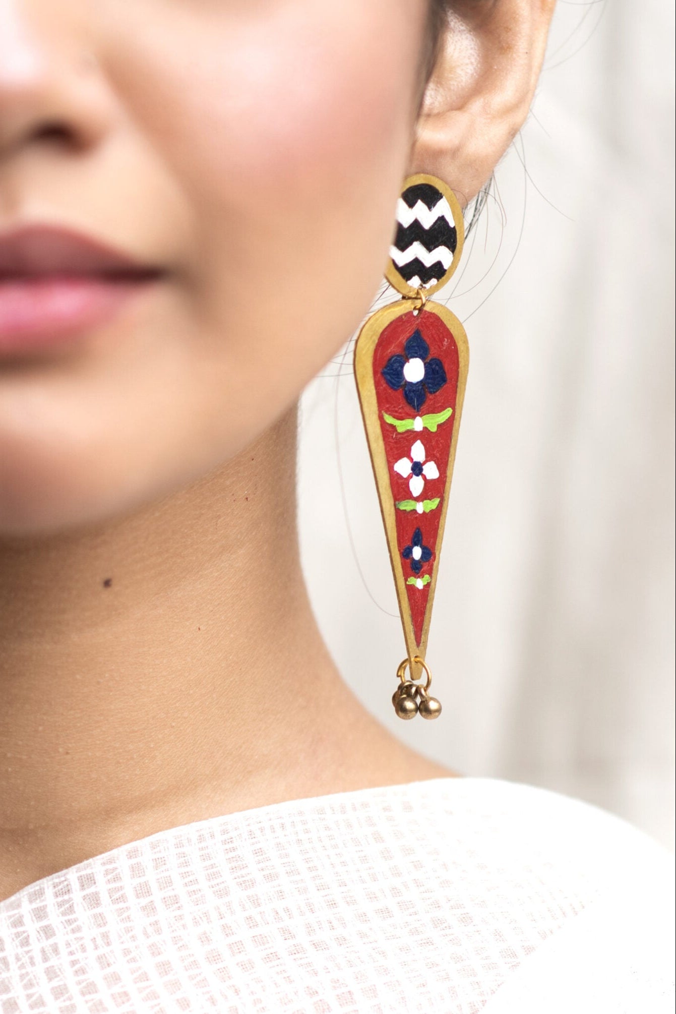 Udaipur Handpainted Earring