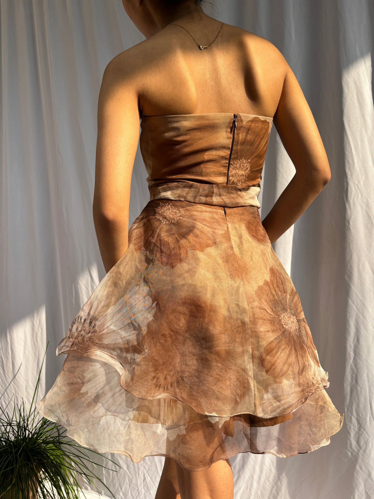 Feminine Rachel Dress With Bow Belt