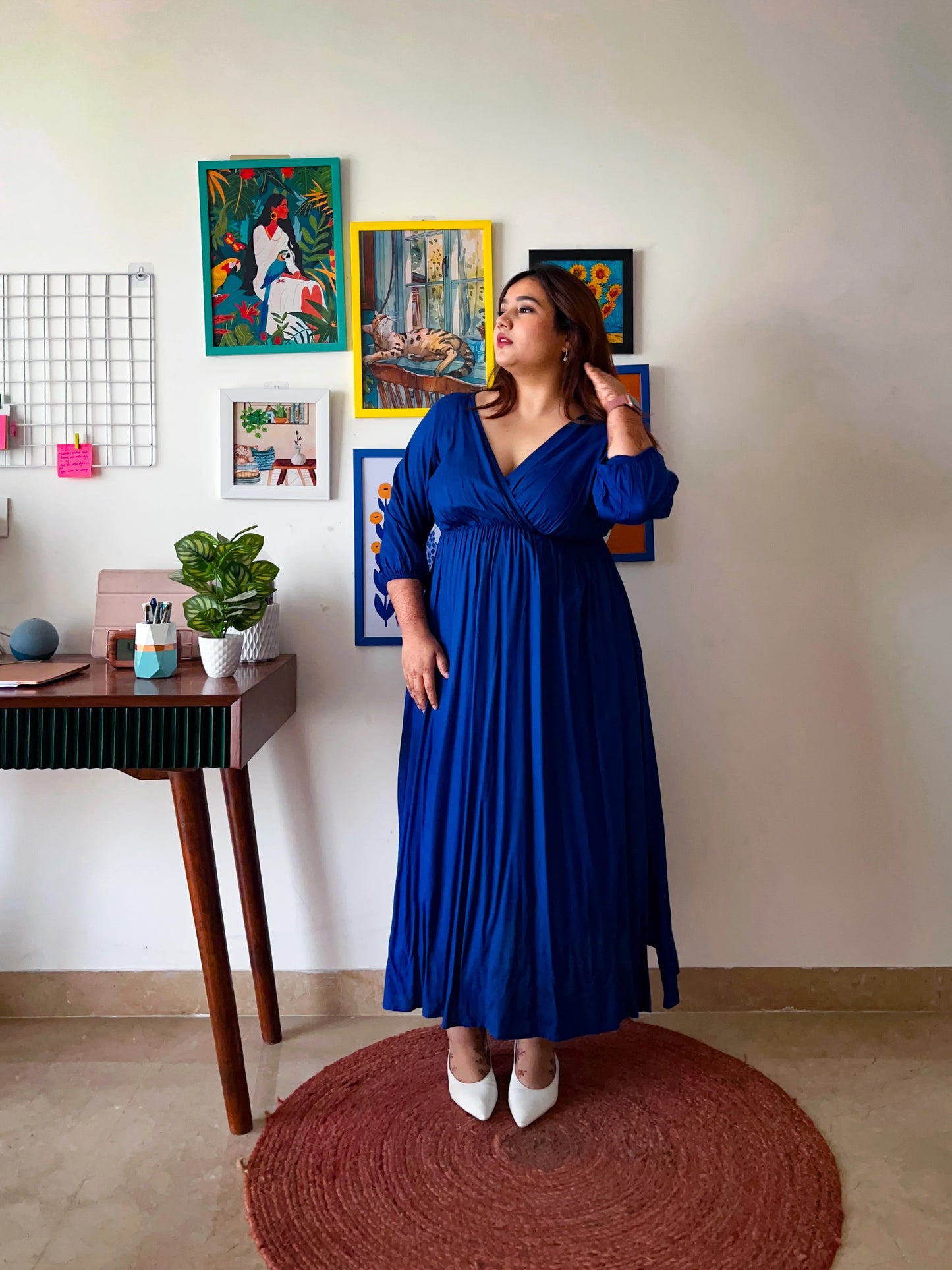 Caroline Faux Wrap Dress