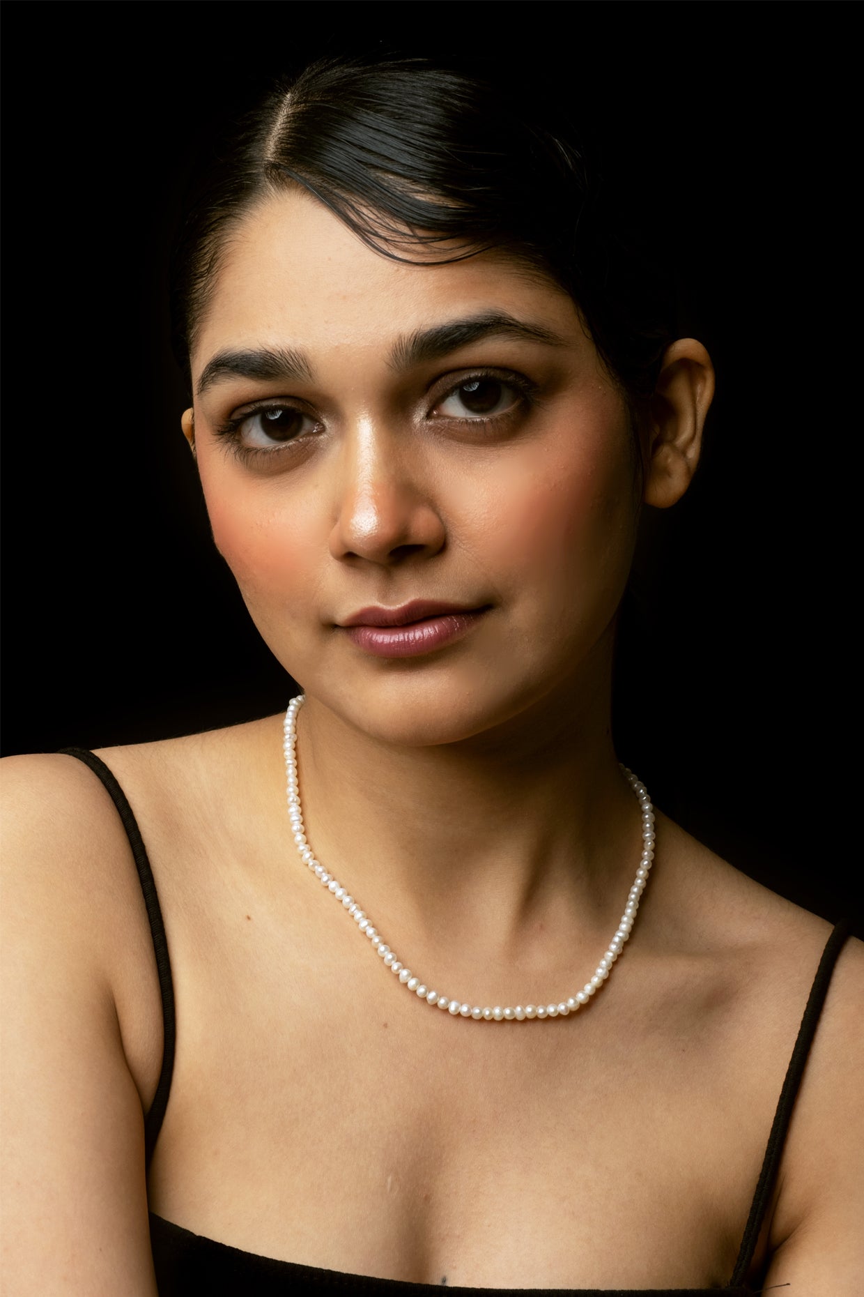 Rukmini Pearl String Necklace
