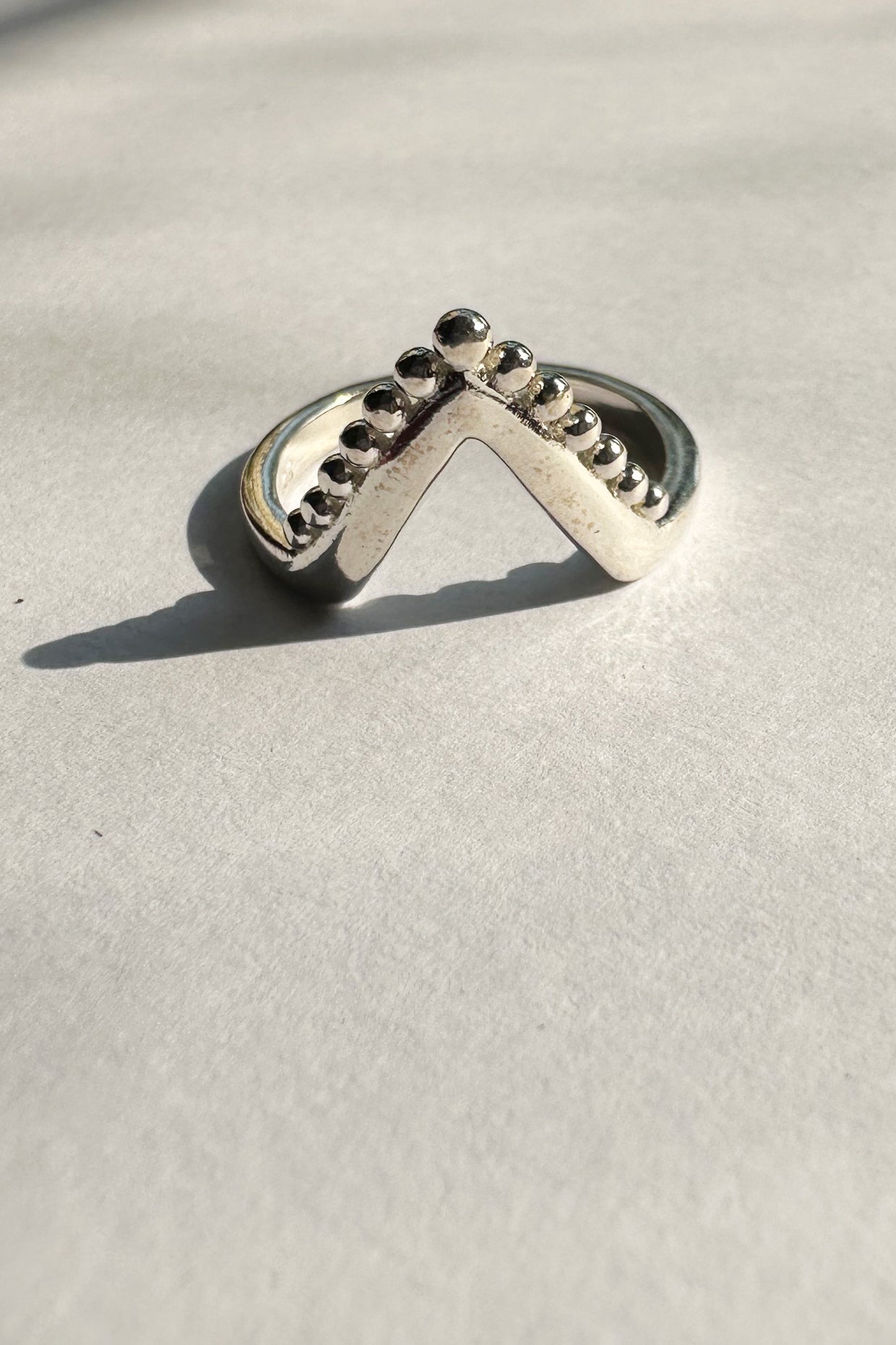 Samriddhi Ghodo Silver V Ring