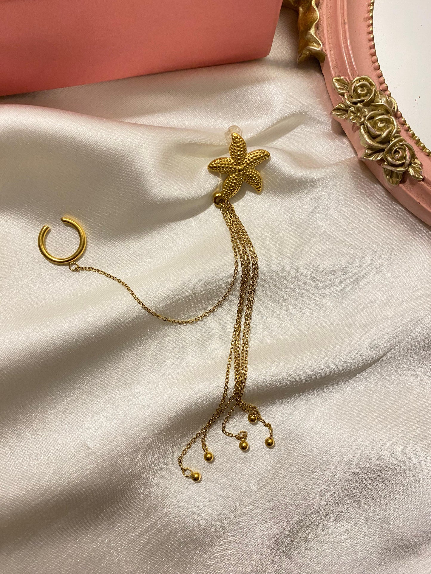 Wishing Star Cuff Earrings