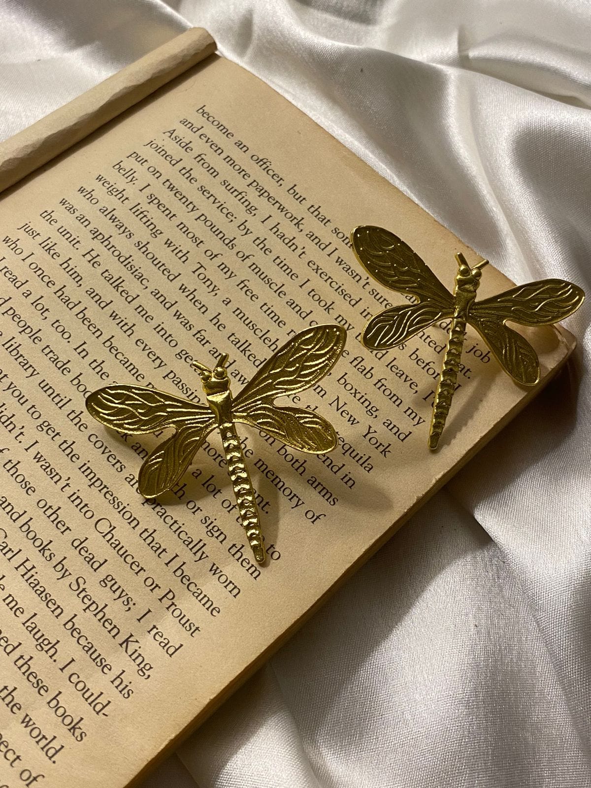 Moonlit Dragonfly Earrings