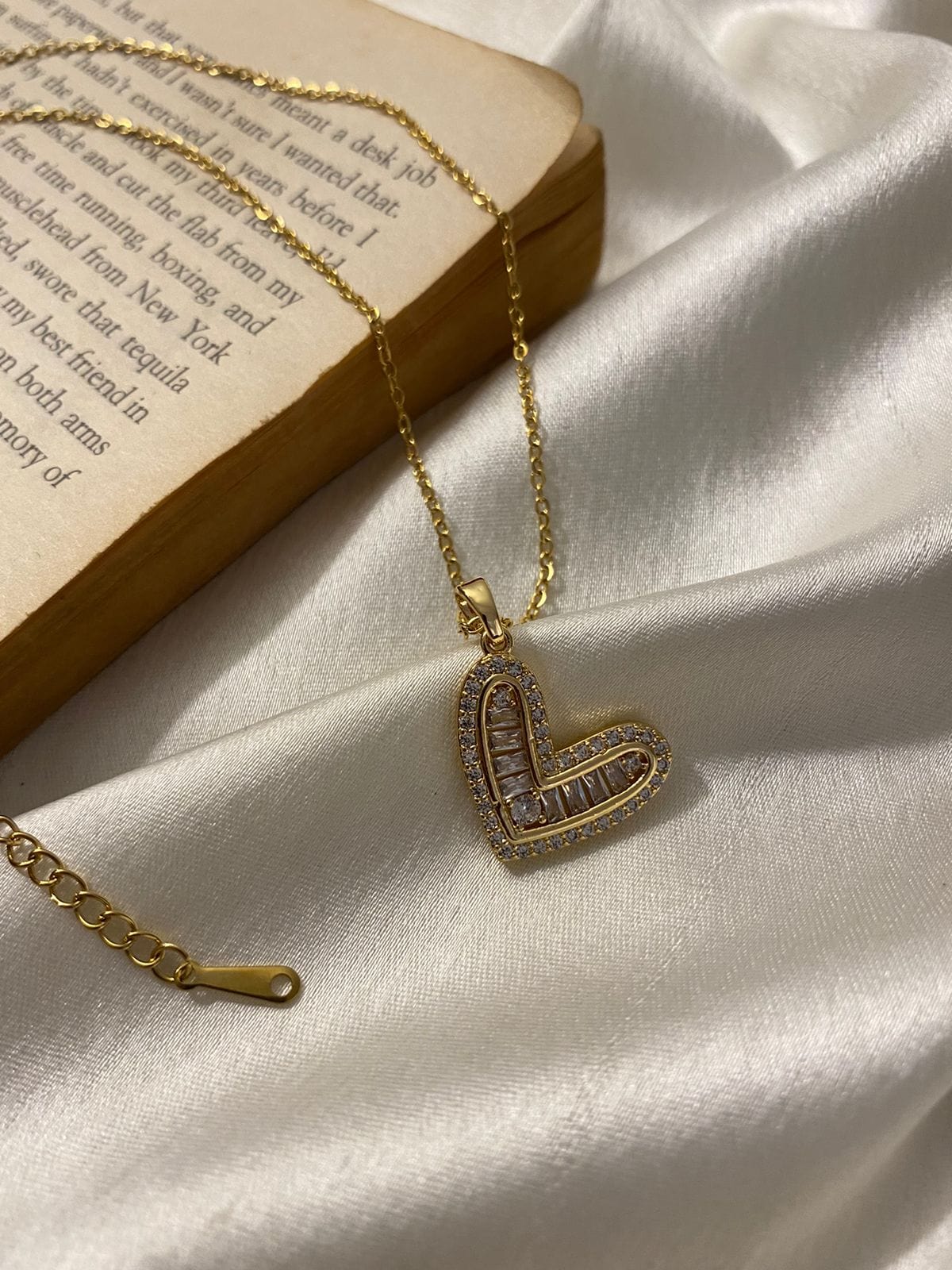 Hang In There Heart Pendant