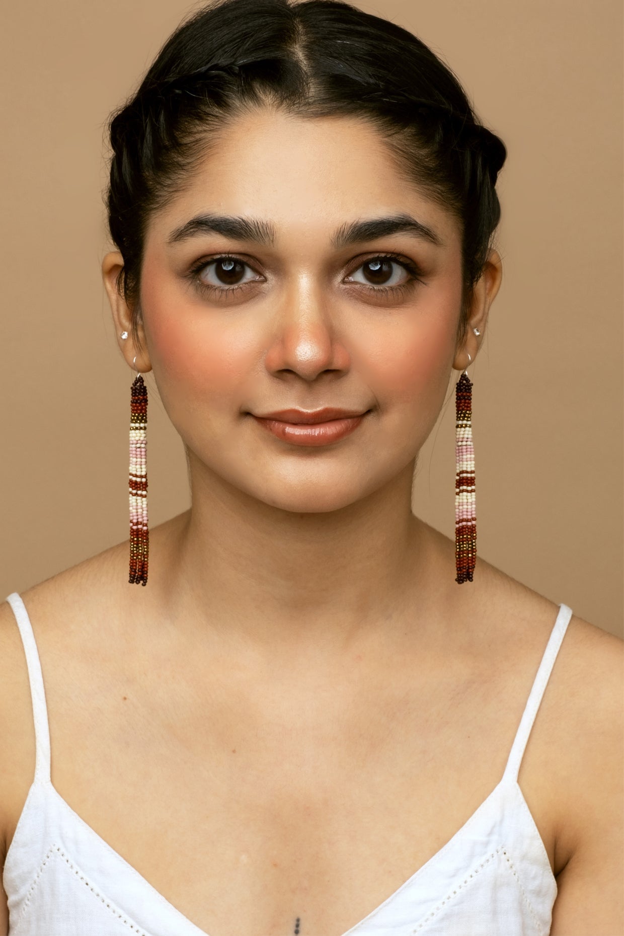 Valerie Shoulder Duster Beaded Earrings