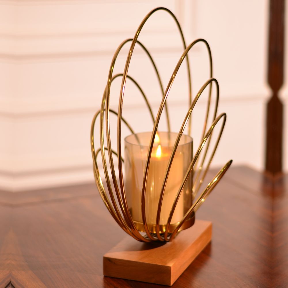 Royale Ring Candle Stand with Glass Holder – Local Nation