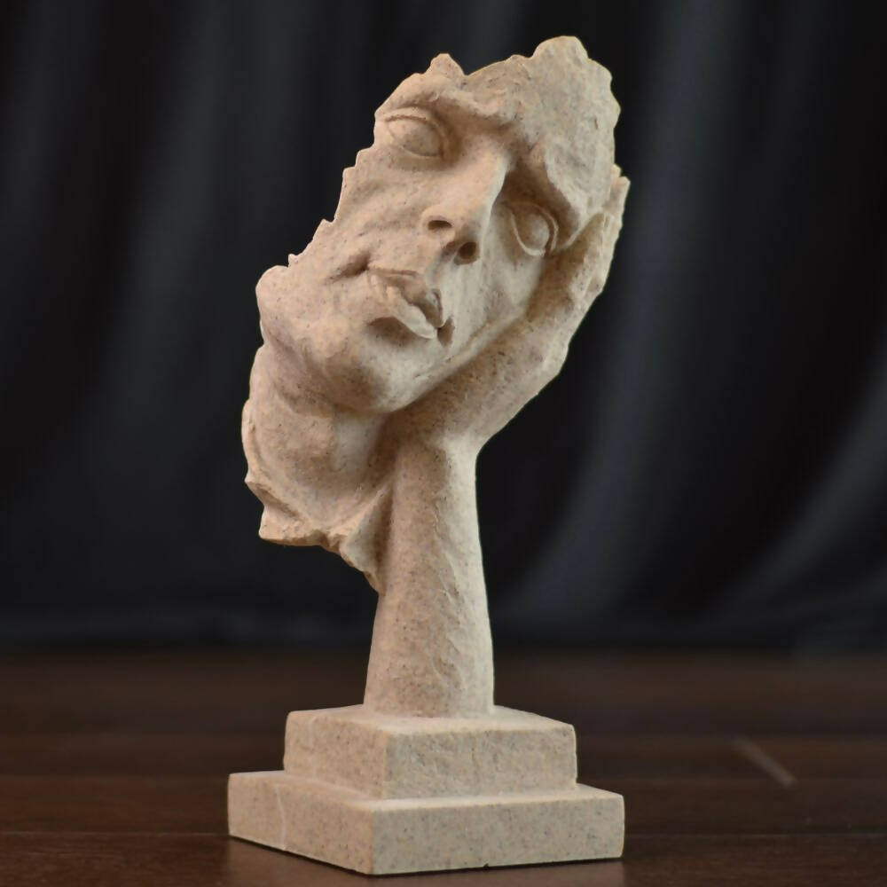 Textured Sleeping Man Figuring/Sculpture