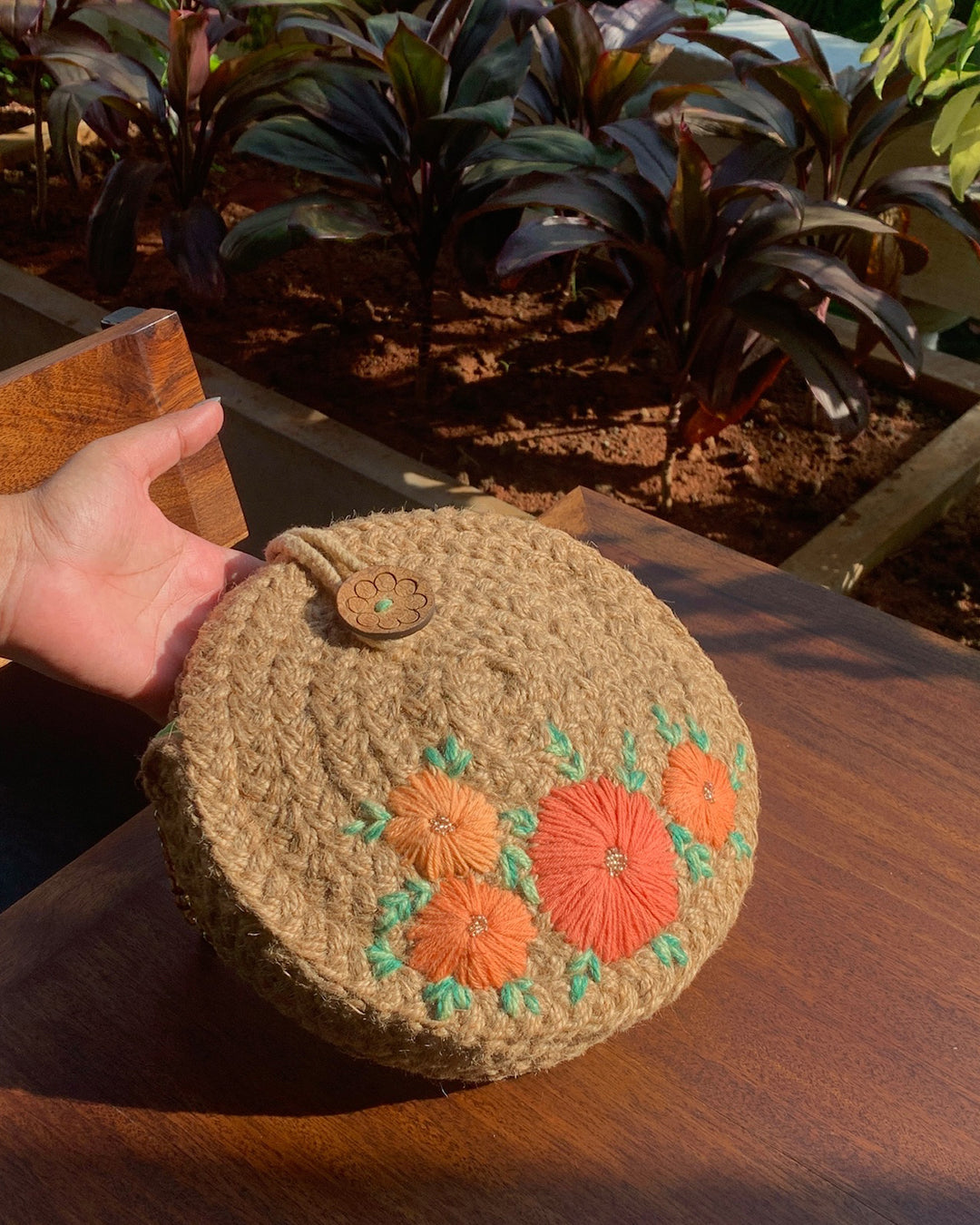 Peachy Orange Full Moon