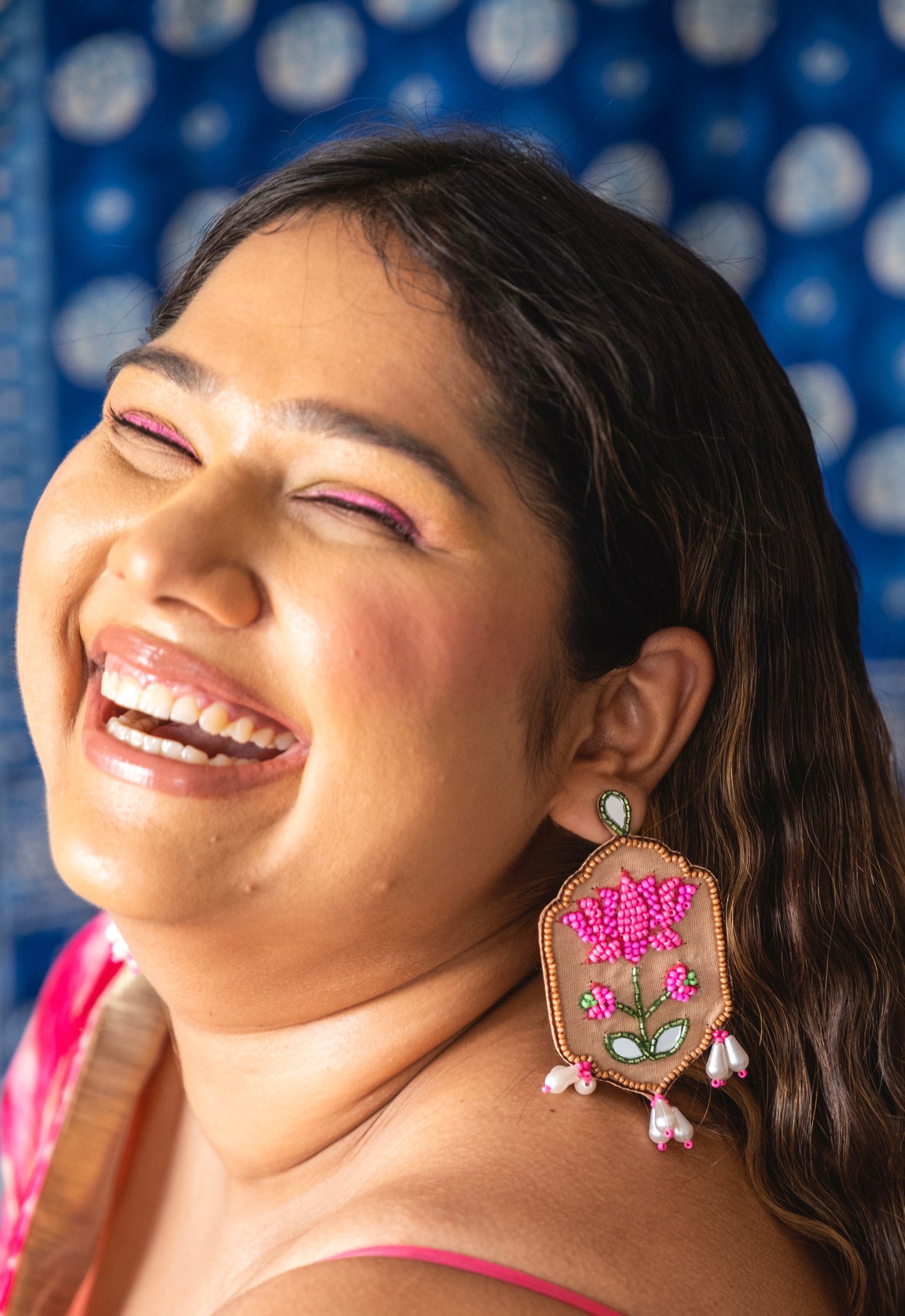 Chitra Lotus Earrings