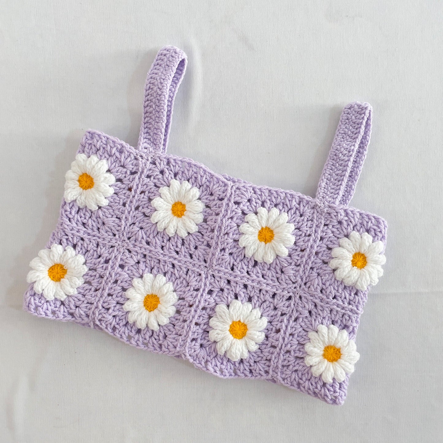 Granny Crochet Crop Top