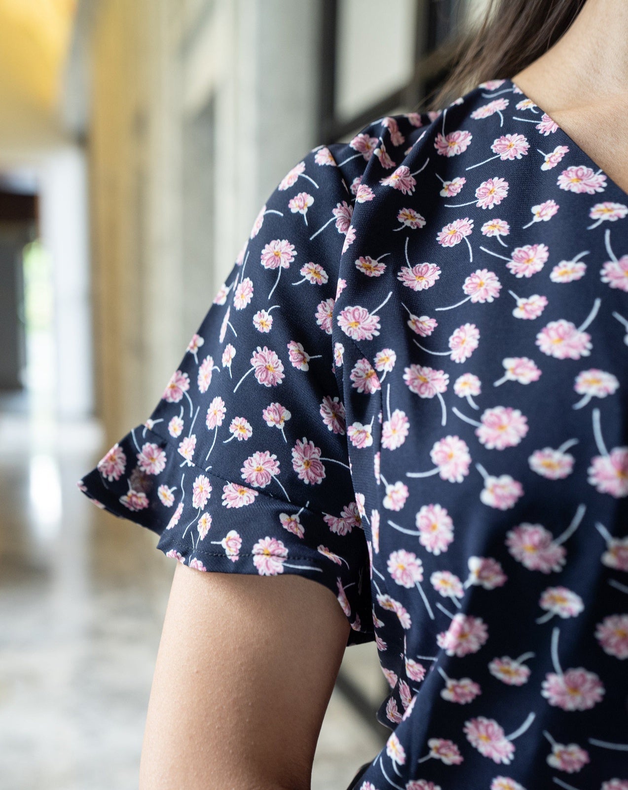 TGIF Floral Button Down Dress
