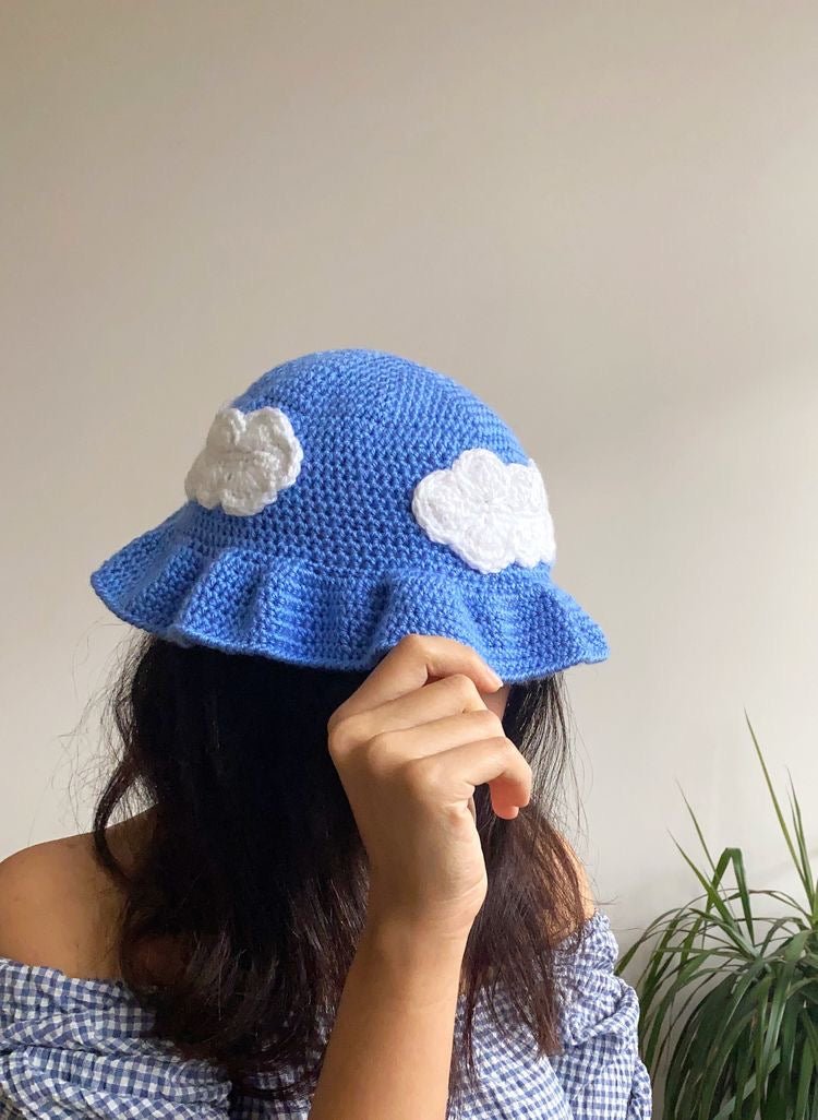 Cloud Crochet Bucket Hat – Local Nation
