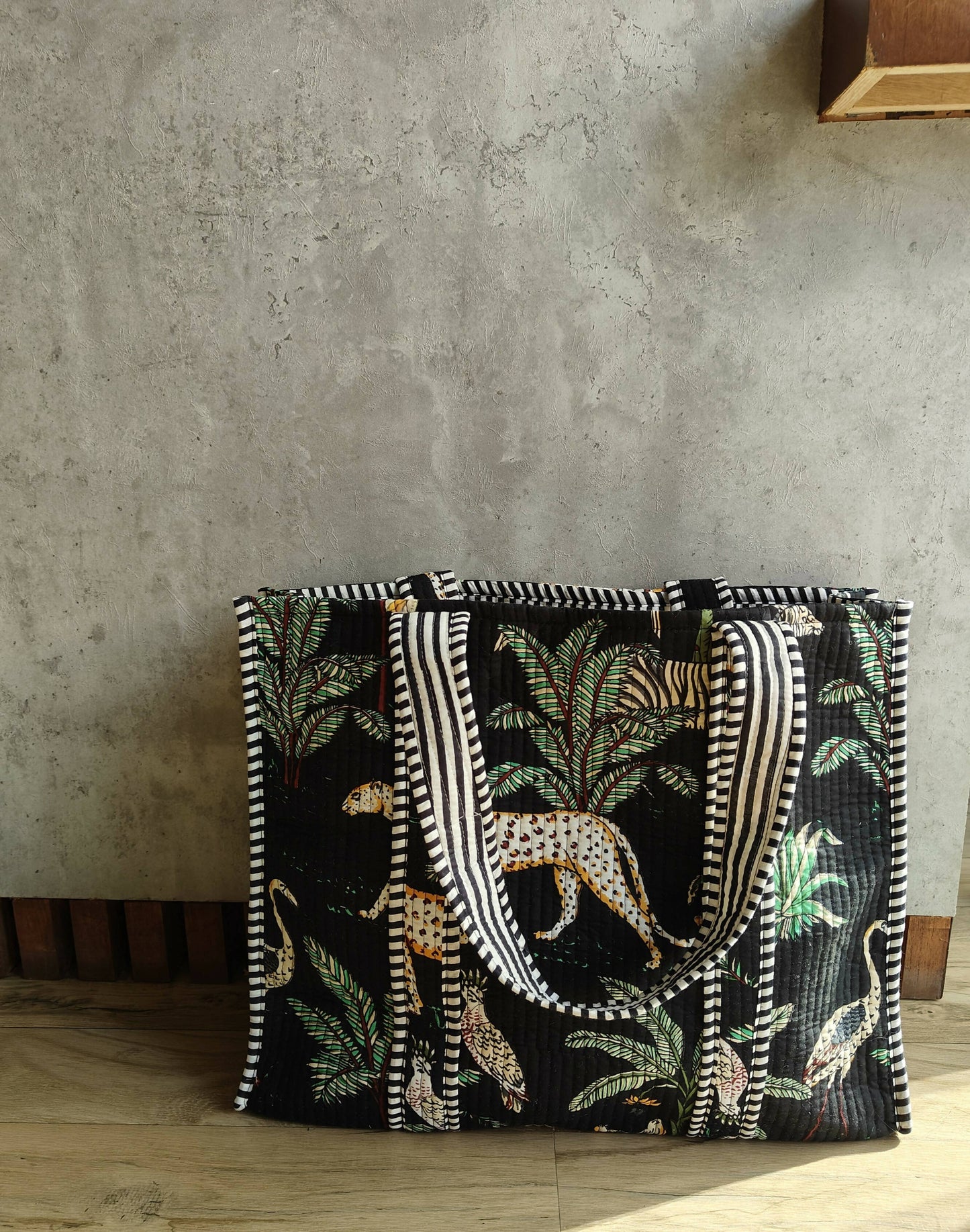 Jungle Joy Tote Black