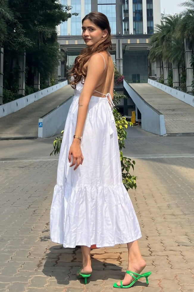 Vanilla Pure Cotton Maxi Dress
