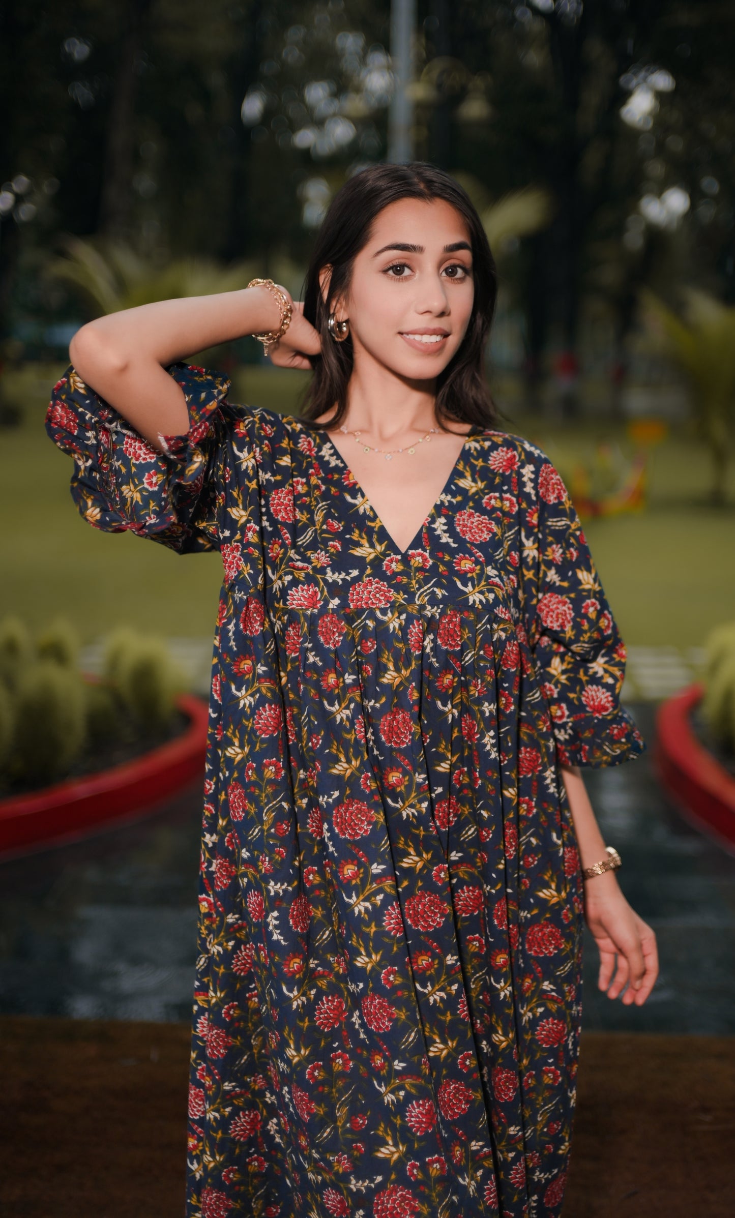 Ocean Breeze Floral Night Dress