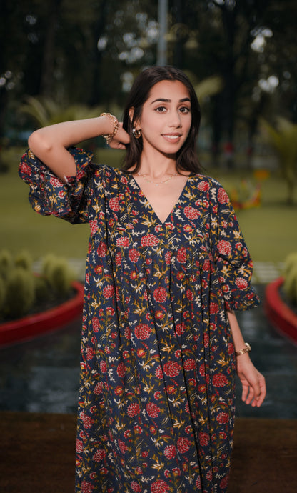 Ocean Breeze Floral Night Dress