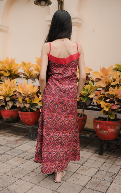 Ruby Mirage Ethnic Print Dress