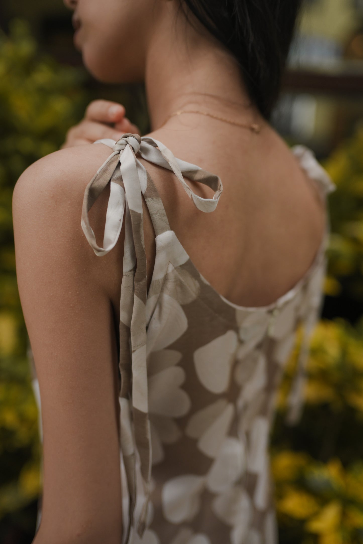 Heart & Haze Beige A-Line Dress