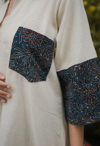 Minimal Muse Cotton Shirt Dress