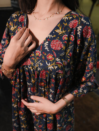 Ocean Breeze Floral Night Dress