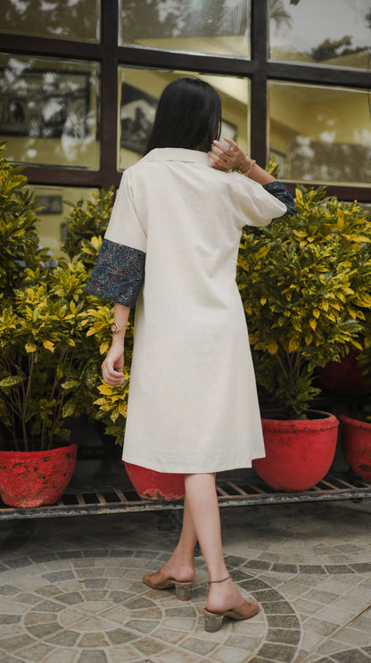 Minimal Muse Cotton Shirt Dress