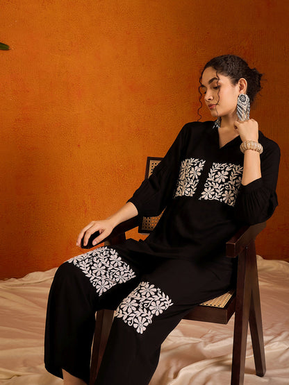 Kiara Chikankari Modal Co-ord Set