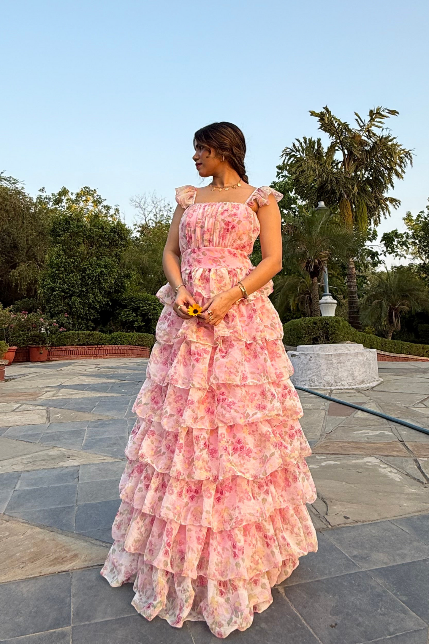 Whispering Rose Flare Dress