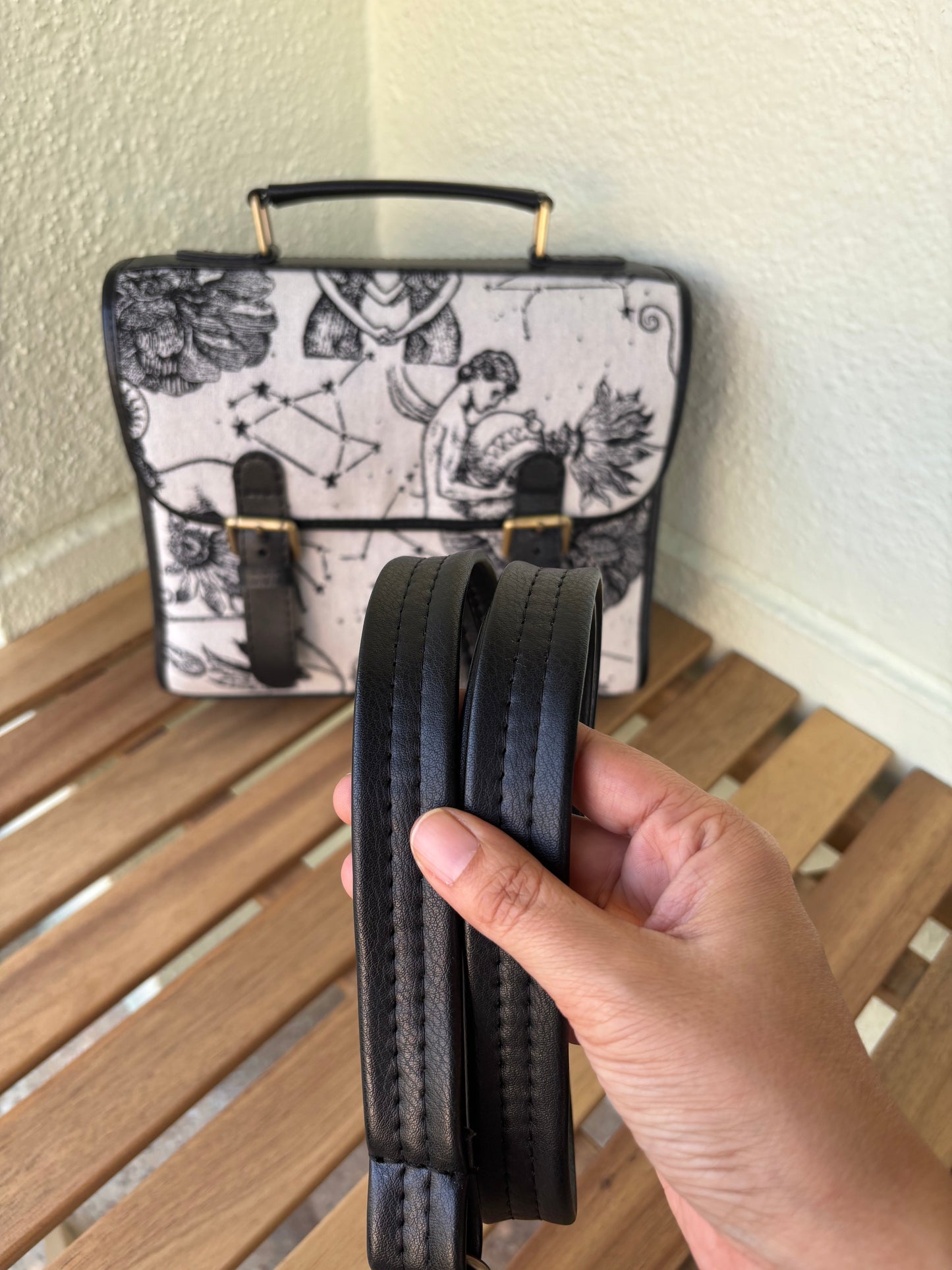 Celestial Handcrafted Saddle Bag