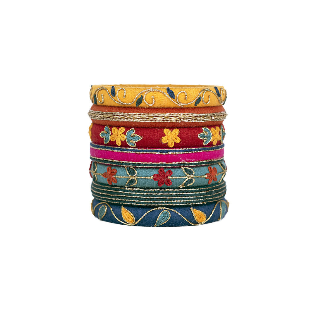 Prathvi Multicolor Bangle Set