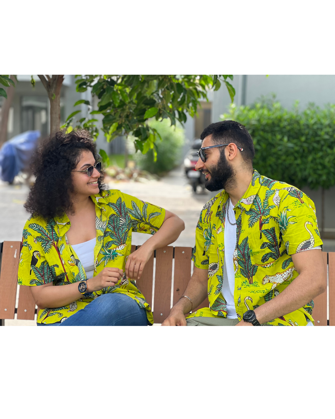 Green Jungle Unisex Short Sleeves Shirt