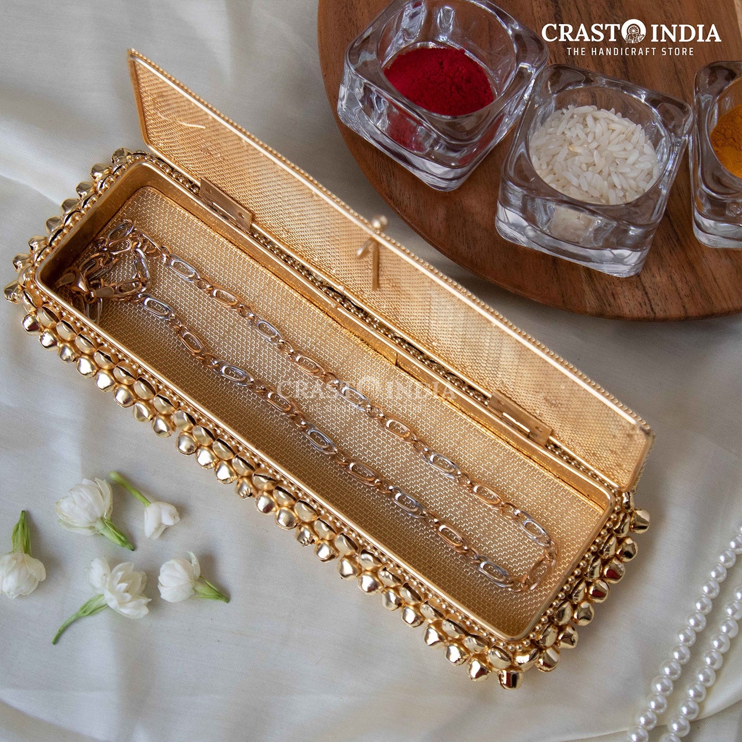 Handcrafted Ghunghroo Jewellery Chain Box