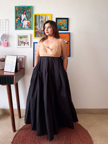 Dual Tone Cotton Mama Mia Dress