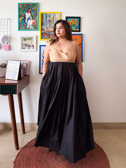 Dual Tone Cotton Mama Mia Dress