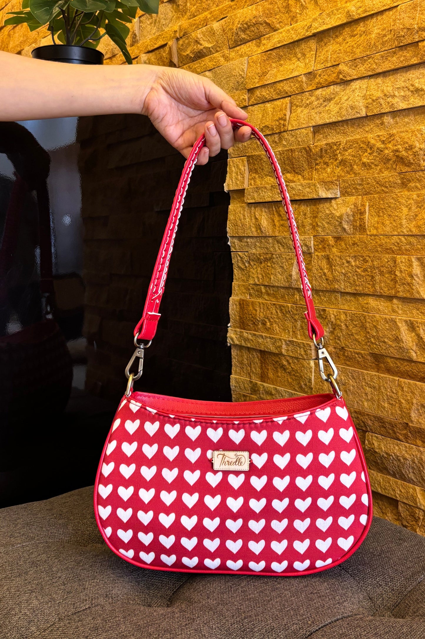 Lovestruck Handcrafted Baguette Bag
