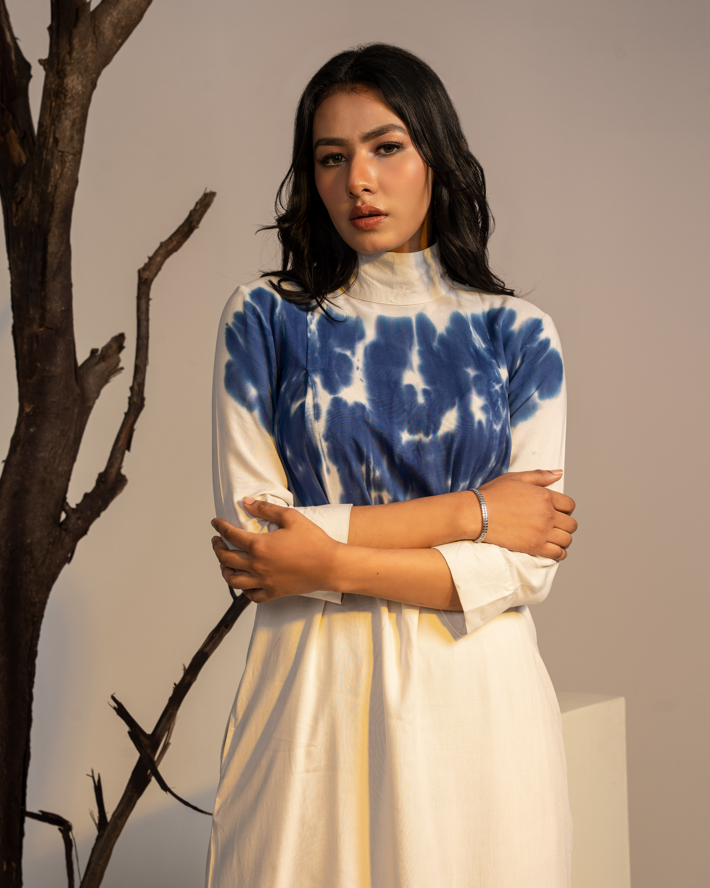 Coral Viscose Co-ord Set