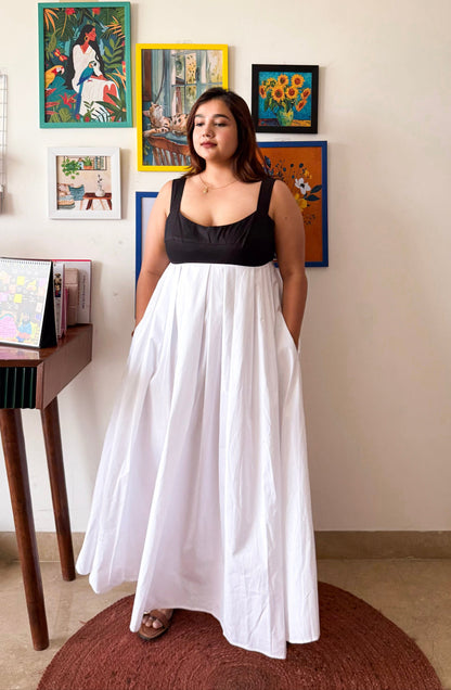 Dual Tone Cotton Mama Mia Dress