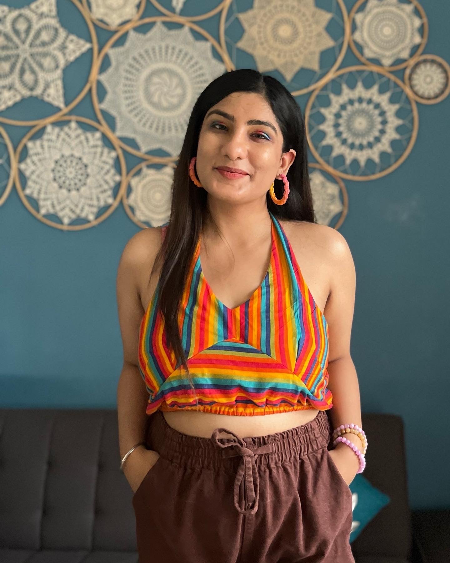 Rainbow Crop Top