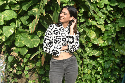 Mao Crochet Cardigan