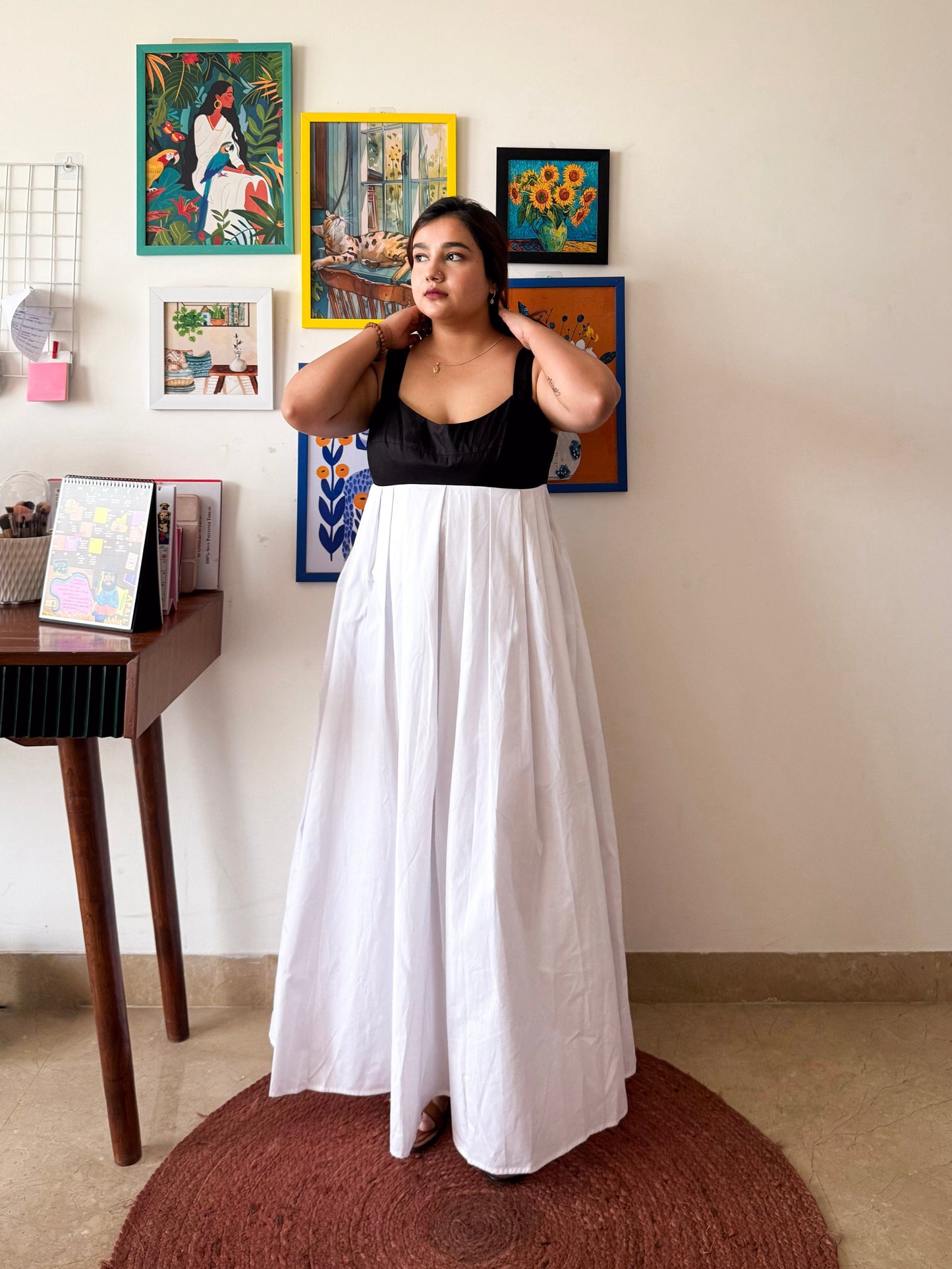 Dual Tone Cotton Mama Mia Dress