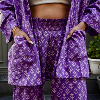 Shrug-Pants Co-ord Set