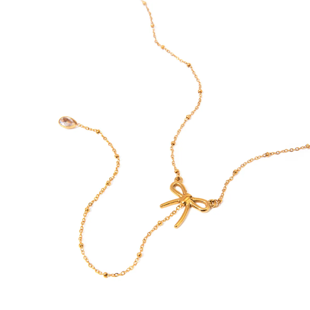 Tie Me Softly Lariat Necklace