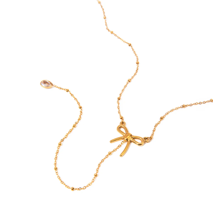 Tie Me Softly Lariat Necklace
