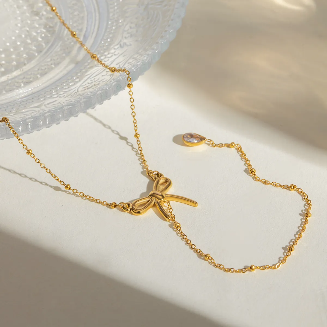 Tie Me Softly Lariat Necklace