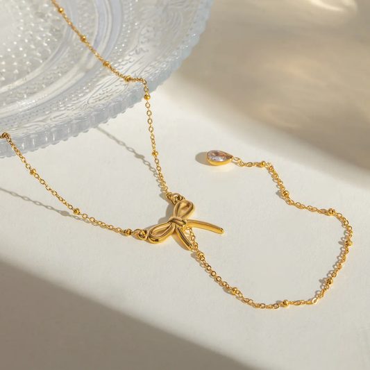 Tie Me Softly Lariat Necklace