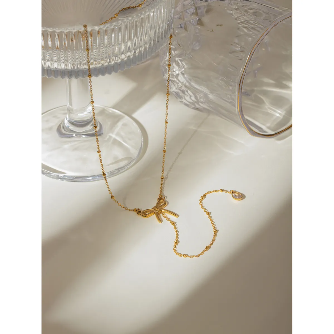 Tie Me Softly Lariat Necklace