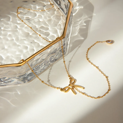 Tie Me Softly Lariat Necklace